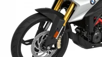 Garfo telescópico invertido anodizado dourado 9