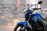 DK150 azul com cidade ao fundo e logo DK150 0