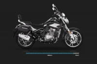 Master Ride com uma régua embaixo demonstrando a distância de 1390 entre os eixos 10