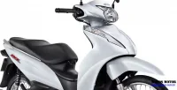 Detalhe Assento da Moto Honda Biz 110i Branca 18