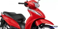 Detalhe Assento da Moto Honda Biz 110i Vermelha 31