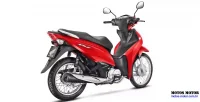 Detalhe Lateral Direita da Moto Honda Biz 110i Vermelha 29