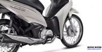 Detalhe Pezinho da Moto Honda Biz 110i 11