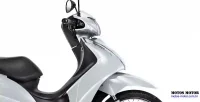 Detalhes Frontais da Moto Honda Biz 110i Branca 20