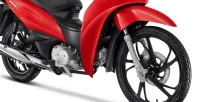 Detalhe roda dianteira da Moto Honda Biz 125 14