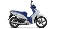 Honda Biz 125 Branca e Azul 18