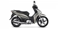 Honda Biz 125 Prata Fosco 2