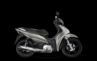 Moto Honda Biz 125 Prata Fosco 14