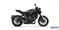 Lado Direito da Moto Honda CB 1000R Black Editiion 10