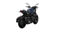 Moto Honda CB 1000R Azul Fosco Mat Jeans Blue Metallic Traseira Lateral Direita 18