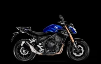 Moto Honda CB 500F Azul Perolizado 6
