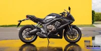 Lateral da Moto Honda CBR 650R Cinza Fosco Matt Crow 3
