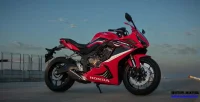 Lateral da Moto Honda CBR 650R Vermelho Victory Red 4
