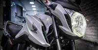 Detalhe Farol Dianteiro Moto Honda CG 160 Cargo 0