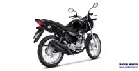 Detalhes Traseira Direita da Moto Honda CG 160 Start Preta 9