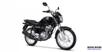 Lateral Direita da Moto Honda CG 160 Start Preta 7