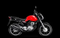 Moto Honda CG 160 Start Vermelha 0