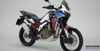 Perspectiva da frente e lateral direita da Honda Africa Twin 38