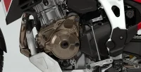 Detalhe no guidão do quickchifter da Honda CRF 1100L Africa Twin 52