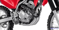 Detalhe do Motor da Moto Honda CRF 250F Vermelha 4