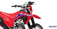 Detalhe Lateral do Guidão da Moto Honda CRF 250F 13