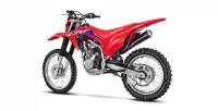 Lateral Esquerda da Moto Honda CRF 250F Vermelha 0