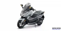 Lateral Esquerda da Moto Honda Forza 350 Cinza Metálico 1