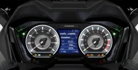 Painel da Moto Honda Forza 350 Mat Gunpowder Black Metallic 10