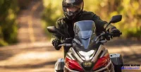 Detalhe Frontal Da Moto Honda NC 750x na cor Vermelho 0