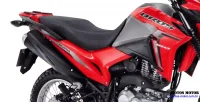 Detalhe Assento, Escapamento e Motor da Moto Honda NXR 160 Bros ESDD Vermelha 19