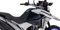 Detalhe Assento e Tanque da Moto Honda NXR 160 Bros ESDD Branca 32