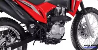 Detalhe Motor da Honda NXR 160 Bros ESDD Vermelha 23