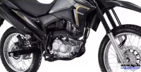 Detalhe Motor da Moto Honda NXR 160 Bros ESDD Preta 34