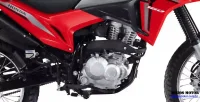 Detalhe Motor da Moto Honda NXR 160 Bros ESDD Vermelha 20