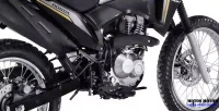 Detalhe Motor e Roda Dianteira da Moto Honda NXR 160 Bros ESDD Preta 40