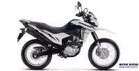 Detalhes Lateral Direita da Honda NXR 160 Bros ESDD Branca 10