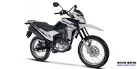 Lateral Direita da Moto Honda NXR 160 Bros ESDD Branca 9