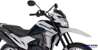 Lateral Direita do Tanque da Moto Honda NXR 160 Bros ESDD Branca 26
