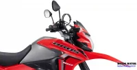Lateral Direita do Tanque da Moto Honda NXR 160 Bros ESDD Vermelha 21