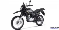 Lateral Esquerda da Moto Honda NXR 160 Bros ESDD Preta 16