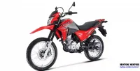 Lateral Esquerda da Moto Honda NXR 160 Bros ESDD Vermelha 8