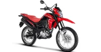 Perspectiva Frontal Da Moto Honda NXR 160 Bros ESDD Vermelho 2024 49