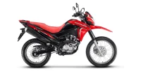 Perspectiva Lateral Da Moto Honda NXR 160 Bros ESDD Vermelho 2024 50
