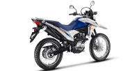 Perspectiva Traseira Direita Da Moto Honda NXR 160 Bros ESDD Branco 2024 44