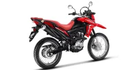 Perspectiva Traseira Direita Da Moto Honda NXR 160 Bros ESDD Vermelho 2024 52