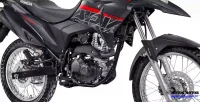 Detalhe Motor da Moto Honda XRE 190 Cinza 21