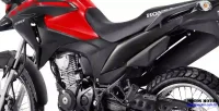 Detalhe Motor da Moto Honda XRE 190 Vermelha 26