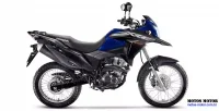 Lateral Direita da Honda XRE 190 Azul 11