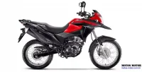 Lateral Direita da Honda XRE 190 Vermelha 15