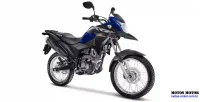 Lateral Direita da Moto Honda XRE 190 Azul 10